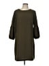 Ann Taylor 100% Polyester Solid Green Casual Dress Size 10 - photo 1