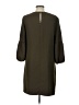 Ann Taylor 100% Polyester Solid Green Casual Dress Size 10 - photo 2