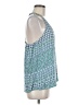 Ella Moss 100% Rayon Blue Sleeveless Blouse Size M - photo 4