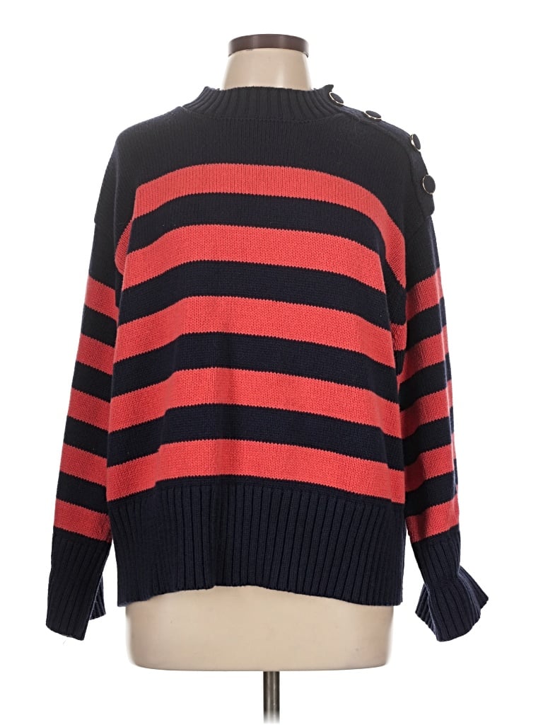 Pre-owned Lafayette 148 Pullover Sweater In Red