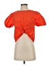 Sincerely Ours 100% Rayon Orange Short Sleeve Top Size S - photo 1