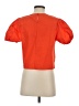 Sincerely Ours 100% Rayon Orange Short Sleeve Top Size S - photo 2