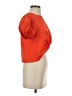 Sincerely Ours 100% Rayon Orange Short Sleeve Top Size S - photo 4