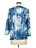 Cathy Daniels Blue 3/4 Sleeve Blouse Size M - photo 2