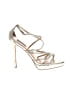 Badgley Mischka Metallic Silver Gold Heels Size 10 - photo 1