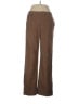 Harve Benard 100% Wool Houndstooth Brown Wool Pants Size 10 - photo 1