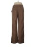 Harve Benard 100% Wool Houndstooth Brown Wool Pants Size 10 - photo 2