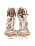 Badgley Mischka Metallic Silver Gold Heels Size 10 - photo 2