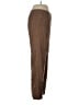 Harve Benard 100% Wool Houndstooth Brown Wool Pants Size 10 - photo 4