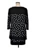Frank Lyman Design Polka Dots Black 3/4 Sleeve Top Size 14 - photo 2