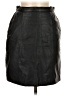 Assorted Brands Solid Black Faux Leather Skirt Size 9 - 10 - photo 1