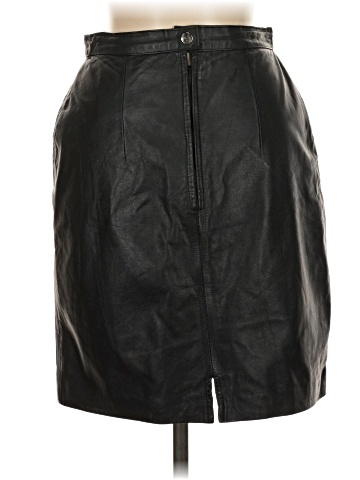 Assorted Brands Faux Leather Skirt (view 2)