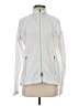 Nike 100% Polyester White Track Jacket Size 2 - photo 1