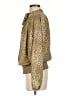 MICHAEL Michael Kors 100% Polyester Animal Print Gold Long Sleeve Blouse Size S - photo 5