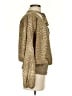 MICHAEL Michael Kors 100% Polyester Animal Print Gold Long Sleeve Blouse Size S - photo 4
