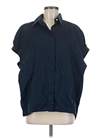 Pearl By Lela Rose Short Sleeve Blouse (view 1)