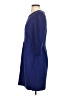 J.Crew 100% Wool Solid Blue Casual Dress Size 4 - photo 5