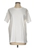 Unbranded Solid White Short Sleeve T-Shirt Size XS - photo 1