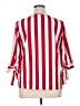 Unbranded 100% Polyester Stripes Red 3/4 Sleeve Blouse Size 0X - photo 2
