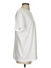 Unbranded Solid White Short Sleeve T-Shirt Size XS - photo 4