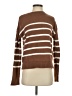 Haven Well Within Stripes Brown Pullover Sweater Size S - photo 1