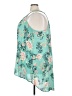 Torrid 100% Polyester Teal Sleeveless Blouse Size 5X Plus (5) - photo 5