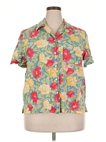 Jones New York Sport Short Sleeve Blouse (view 1)