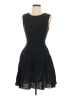 Milly 100% Nylon Solid Black Cocktail Dress Size M - photo 1