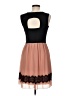 En Focus Studio 100% Polyester Color Block Brown Casual Dress Size 8 - photo 2
