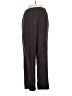 Assorted Brands 100% Polyester Solid Black Brown Casual Pants Size L - photo 1