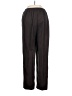 Assorted Brands 100% Polyester Solid Black Brown Casual Pants Size L - photo 2