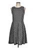 H&M Polka Dots Black Casual Dress Size L - photo 1