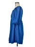 Unbranded Solid Blue Casual Dress Size M - photo 5