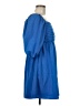 Unbranded Solid Blue Casual Dress Size M - photo 4