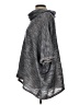 Chris & Carol Metallic Gray Poncho Size L - photo 5