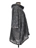 Chris & Carol Metallic Gray Poncho Size L - photo 4