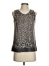 Unbranded Brown Gray Sleeveless T-Shirt Size S - photo 1