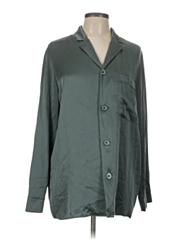 Joseph Long Sleeve Silk Top (view 1)