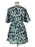 Unbranded Print Green Casual Dress Size L - photo 2