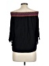 Rock 47 100% Rayon Black 3/4 Sleeve Blouse Size L - photo 2