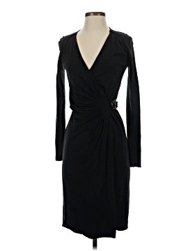 Gucci Vintage Buckle Detail V-Neck Wrap Dress (view 1)