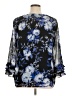 Calvin Klein 100% Polyester Blue 3/4 Sleeve Blouse Size XL - photo 2