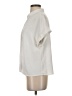 The Workshop 100% Polyester Ivory Short Sleeve Blouse Size S - photo 5