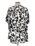 Well Worn 100% Viscose Black Short Sleeve Blouse Size L - photo 2