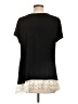 AB Studio Black Short Sleeve Top Size L - photo 2