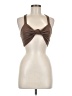 Shein 100% Polyester Brown Sleeveless Top Size M - photo 1