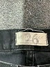 We the Free 100% Cotton Chevron-herringbone Black Jeans Size 26 waist - photo 7