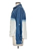 Dina Be Color Block Blue Long Sleeve Button-Down Shirt Size M - photo 5