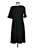 Merona Solid Black Casual Dress Size M - photo 2