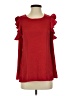 Versona 100% Polyester Red 3/4 Sleeve Top Size XS - photo 1